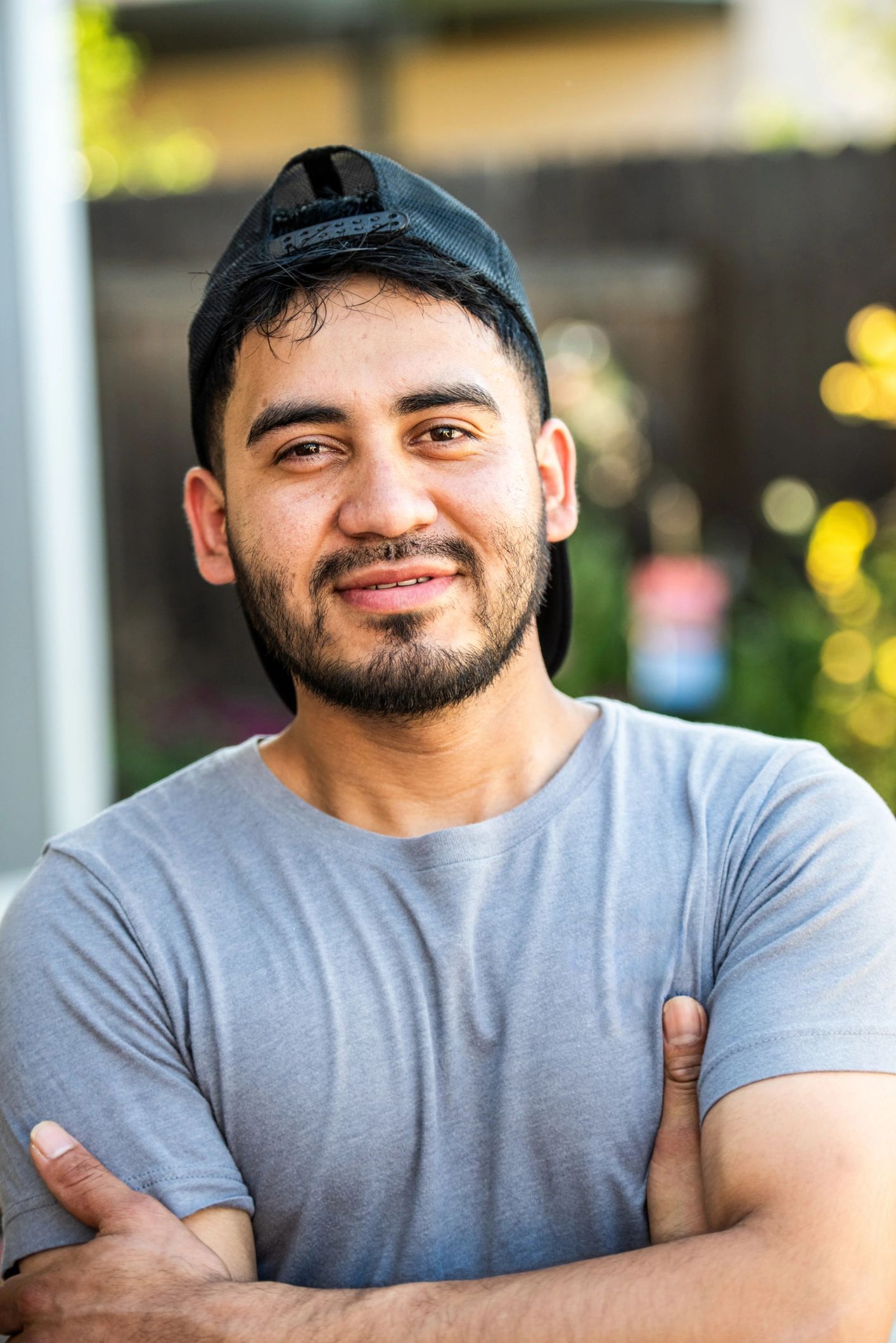 Portrait of a local service provider smiling at the camera